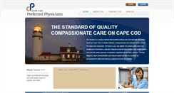 Desktop Screenshot of capecodpreferredphysicians.com